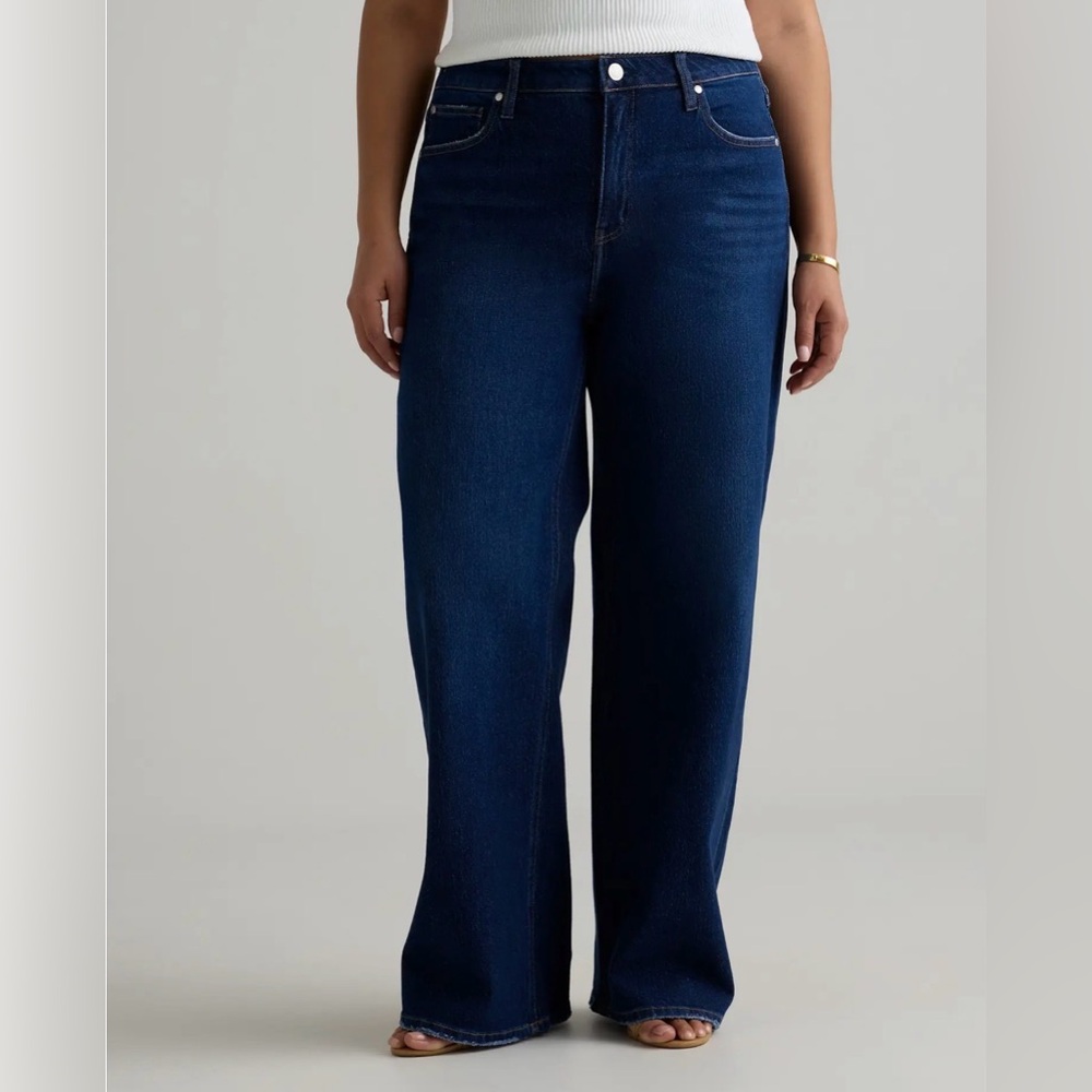 Quince Bella Stretch Relaxed Straight Jeans, 31